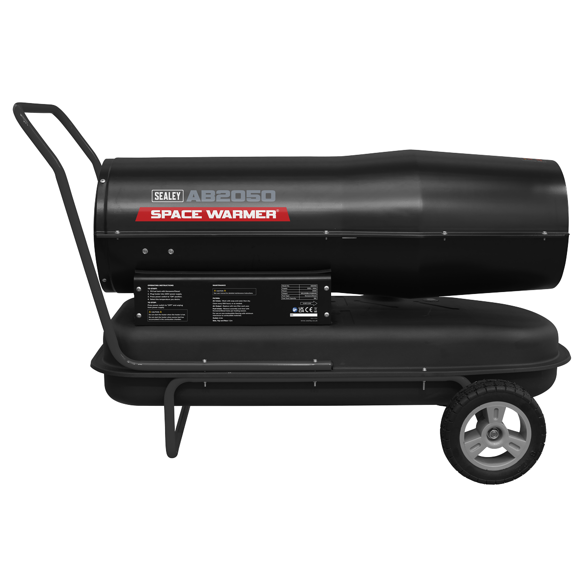 Kerosene/Diesel Heater with Wheels 205,000Btu/hr AB2050