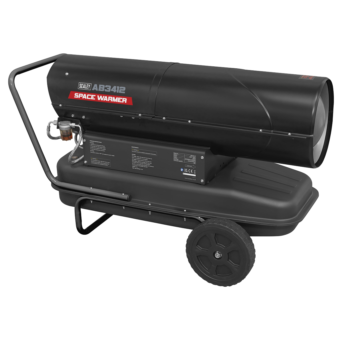 Kerosene/Diesel Heater with Wheels 340,000Btu/hr AB3412