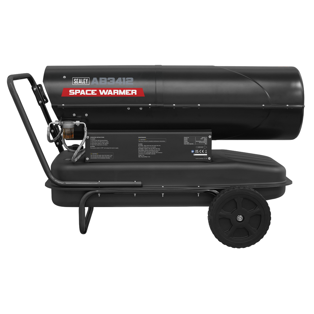 Kerosene/Diesel Heater with Wheels 340,000Btu/hr AB3412