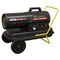 Dual Voltage Kerosene/Diesel Heater with Wheels 50,000Btu/hr(15kW) AB500DV