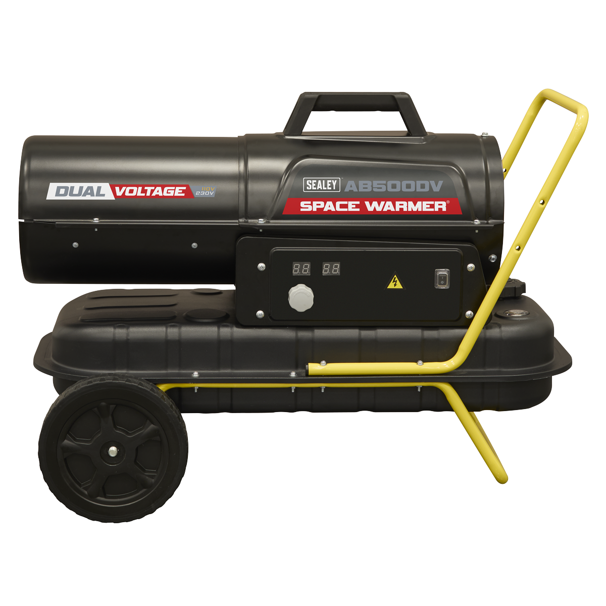 Dual Voltage Kerosene/Diesel Heater with Wheels 50,000Btu/hr(15kW) AB500DV