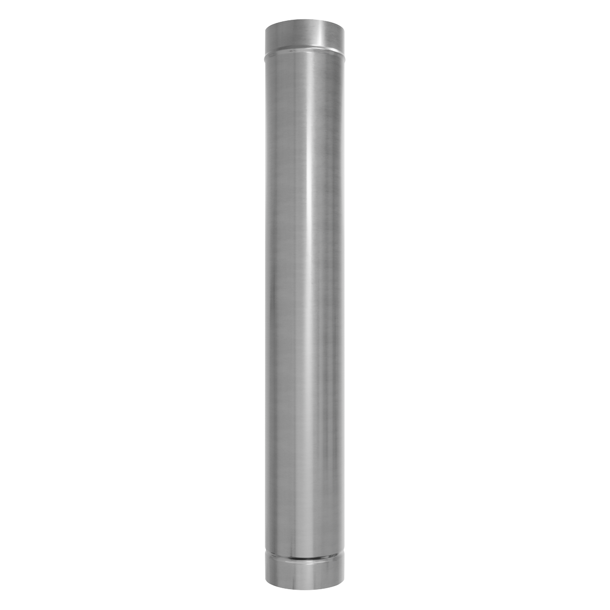 Stainless Steel Exhaust/Flue End Pipe for ABI600 & ABI1000 120 x 1000mm ABI1000AK2