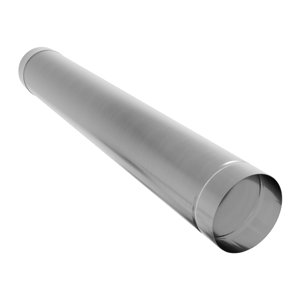 Stainless Steel Exhaust/Flue End Pipe for ABI600 & ABI1000 120 x 1000mm ABI1000AK2