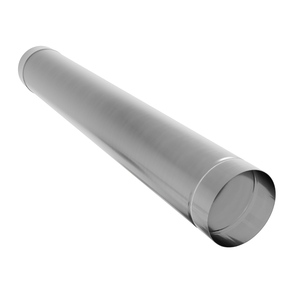 Stainless Steel Exhaust/Flue End Pipe for ABI600 & ABI1000 120 x 1000mm ABI1000AK2