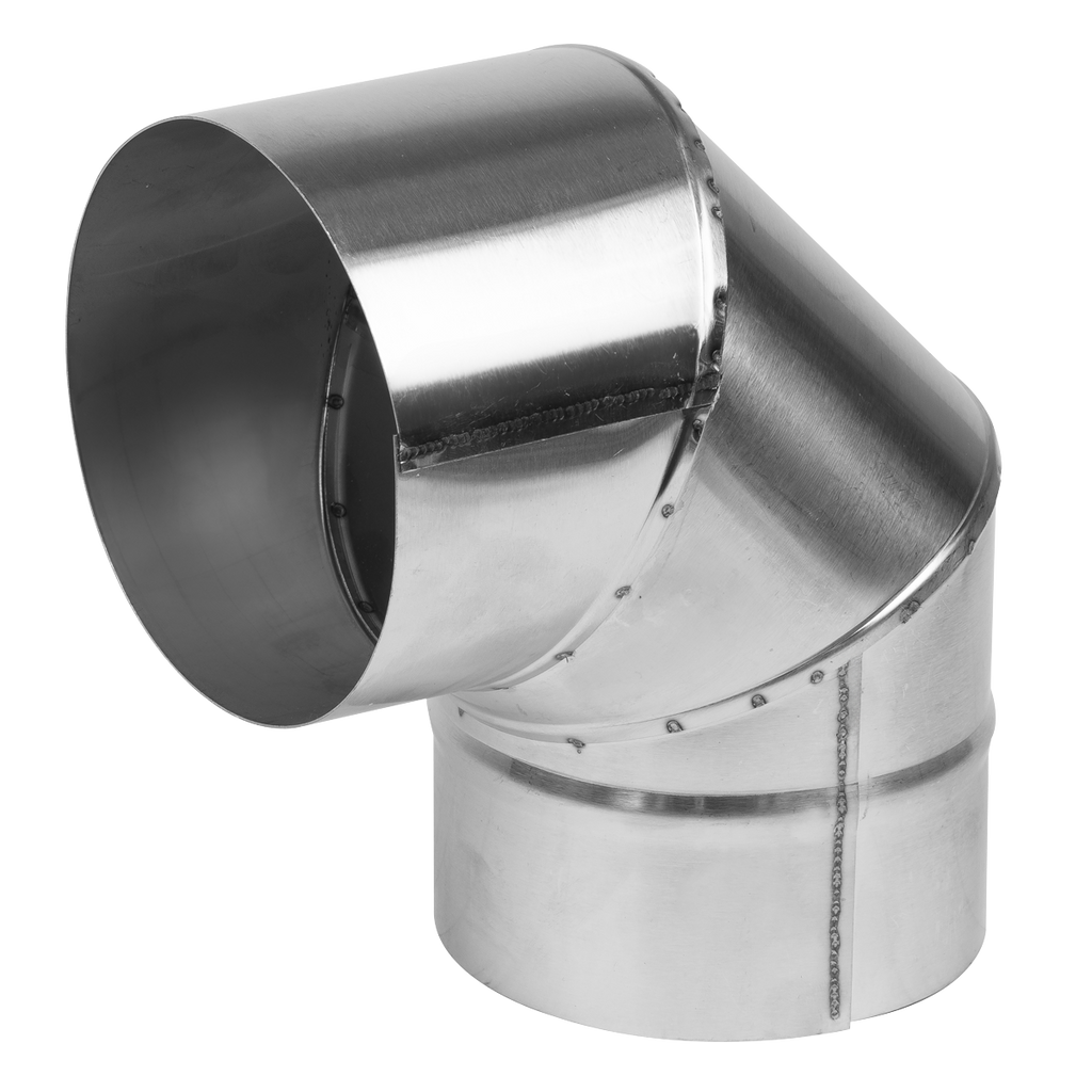 Stainless Steel Exhaust/Flue 90° Bend for ABI600 & ABI1000 120mm ABI1000AK3