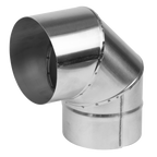 Stainless Steel Exhaust/Flue 90° Bend for ABI600 & ABI1000 120mm ABI1000AK3