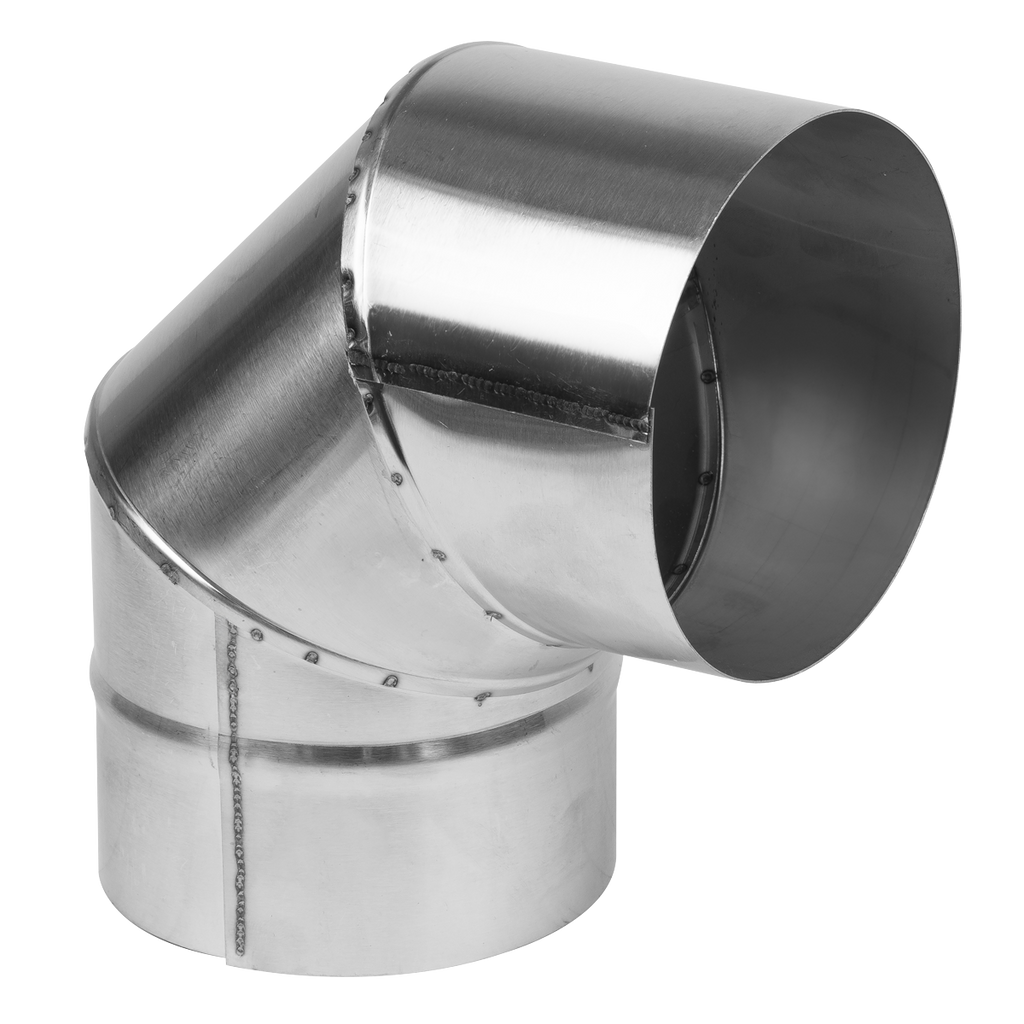 Stainless Steel Exhaust/Flue 90° Bend for ABI600 & ABI1000 120mm ABI1000AK3