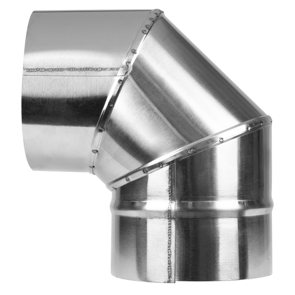 Stainless Steel Exhaust/Flue 90° Bend for ABI600 & ABI1000 120mm ABI1000AK3
