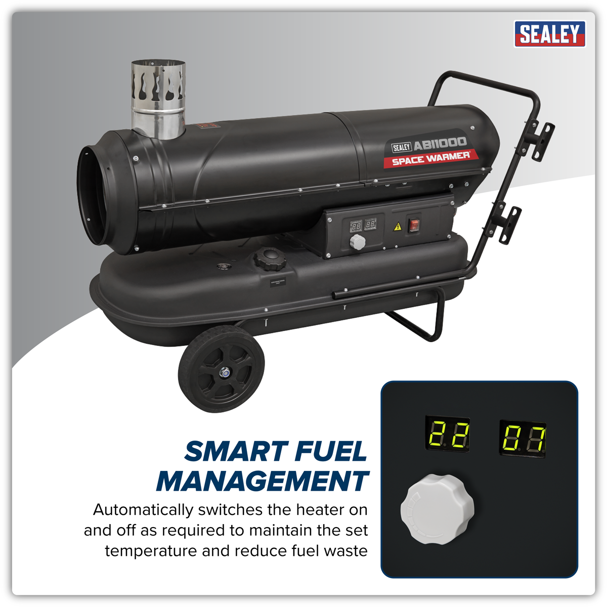 Indirect Kerosene/Diesel Heater with Wheels 102,000Btu/hr ABI1000
