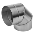 Stainless Steel Exhaust/Flue 90° Bend for ABI1700 150mm ABI1700AK3