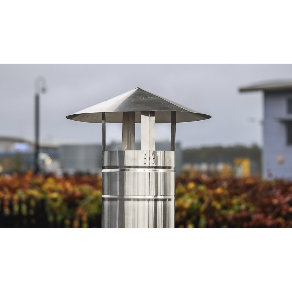 Stainless Steel Exhaust/Flue Rain Cap for ABI1700 150mm ABI1700AK4