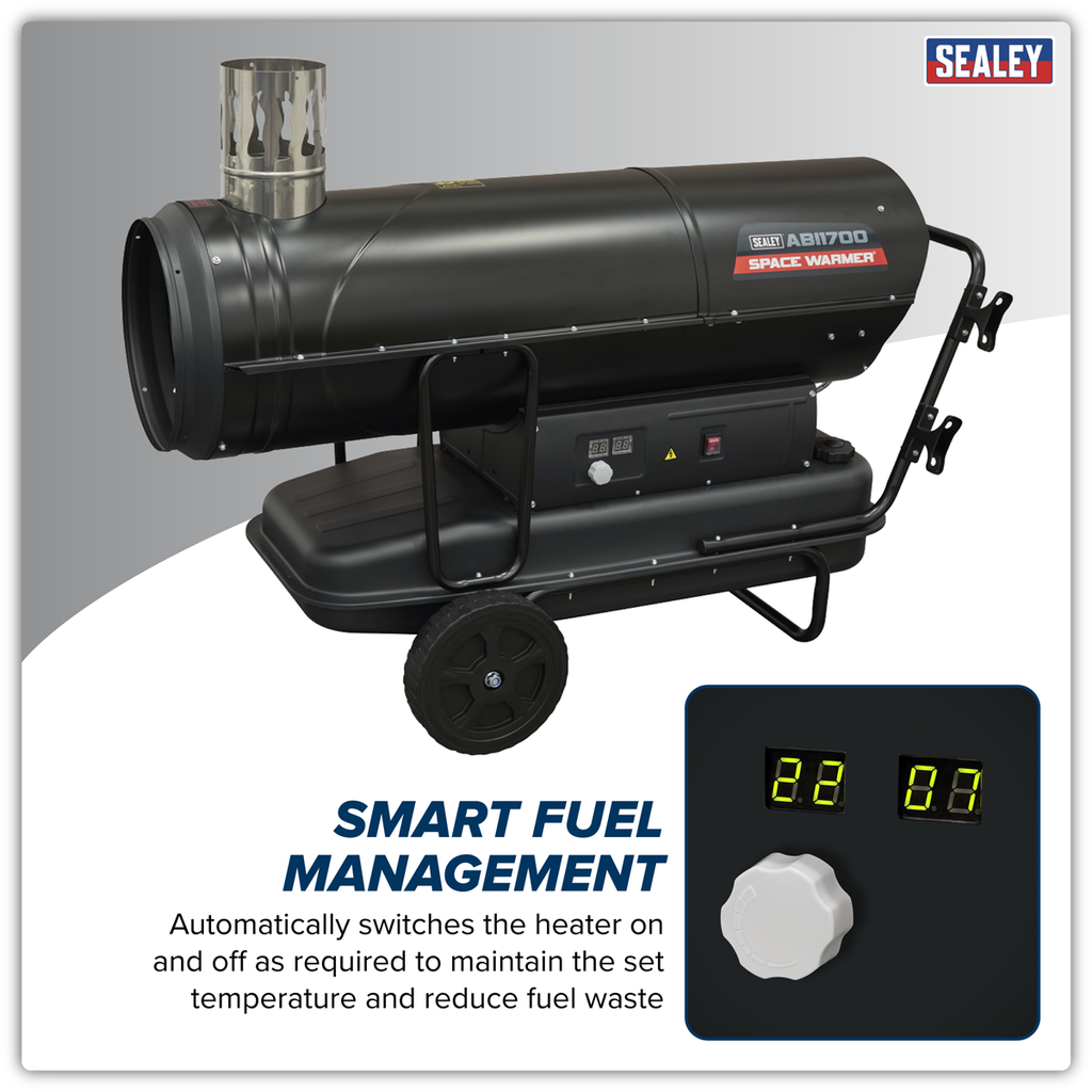 Indirect Kerosene/Diesel Heater with Wheels 170,000Btu/hr ABI1700