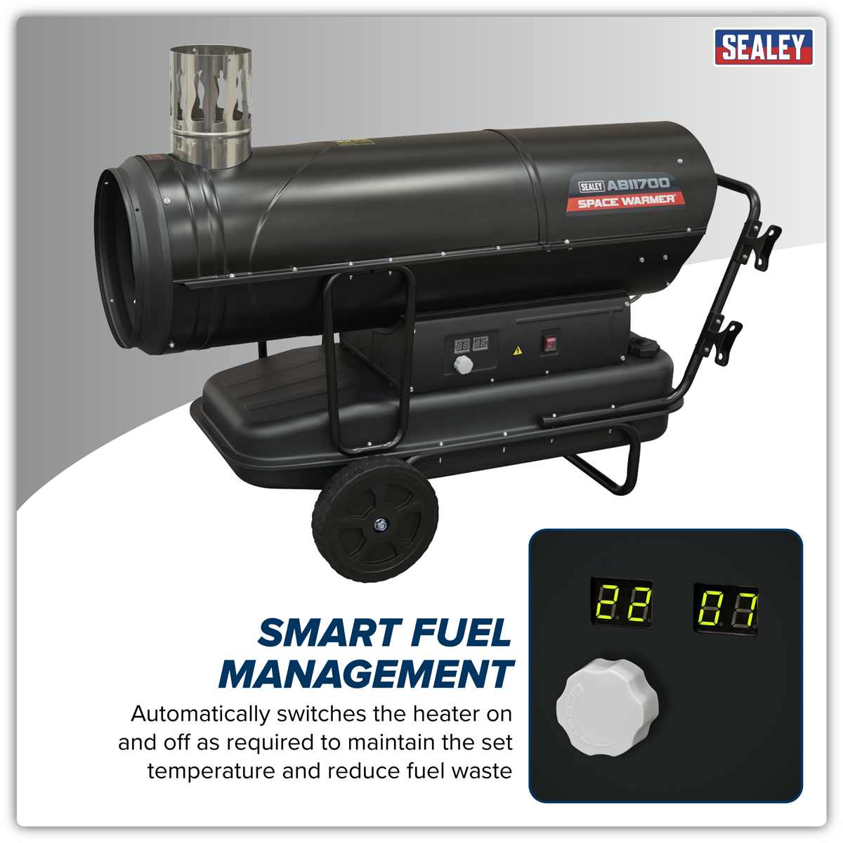 Indirect Kerosene/Diesel Heater with Wheels 170,000Btu/hr ABI1700