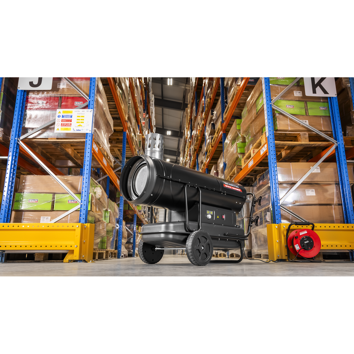 Indirect Kerosene/Diesel Heater with Wheels 170,000Btu/hr ABI1700