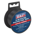 5A Thick Wall Automotive Cable 7m - Black AC0507B