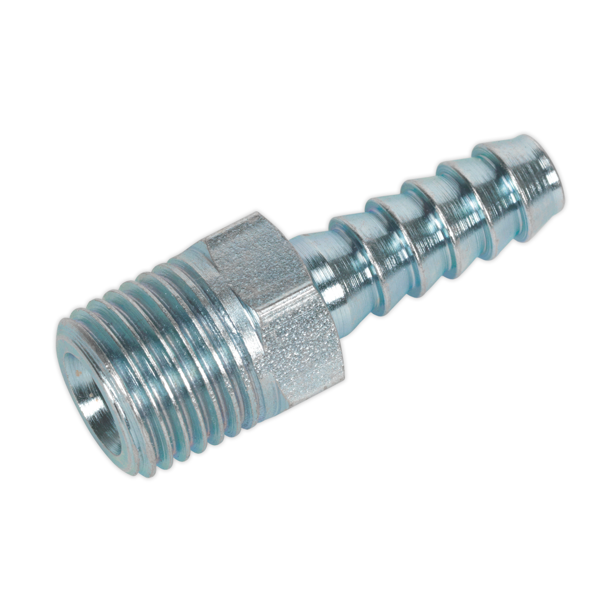 PCL Screwed Tailpiece Male 1/4"BSPT - 1/4" Hose - Pack of 5 AC08