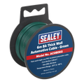 8A Thick Wall Automotive Cable 6m - Green AC0806G