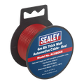 8A Thick Wall Automotive Cable 6m - Red AC0806R