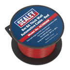 8A Thick Wall Automotive Cable 6m - Red AC0806R