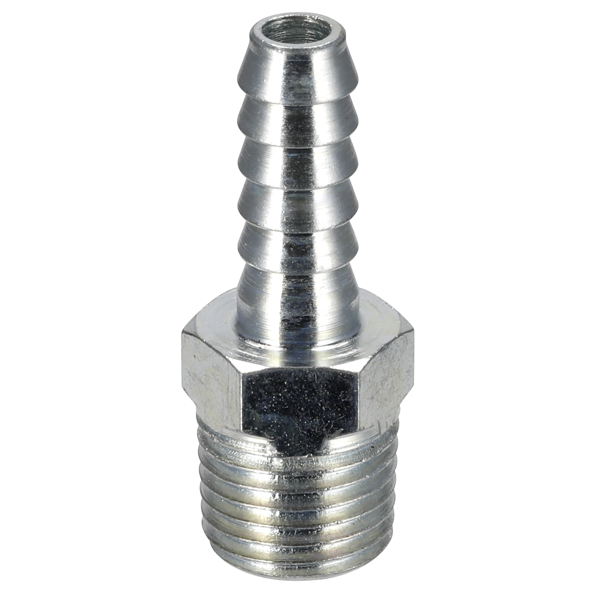 PCL Screwed Tailpiece Male 1/4"BSPT - 1/4" Hose - Pack of 5 AC08