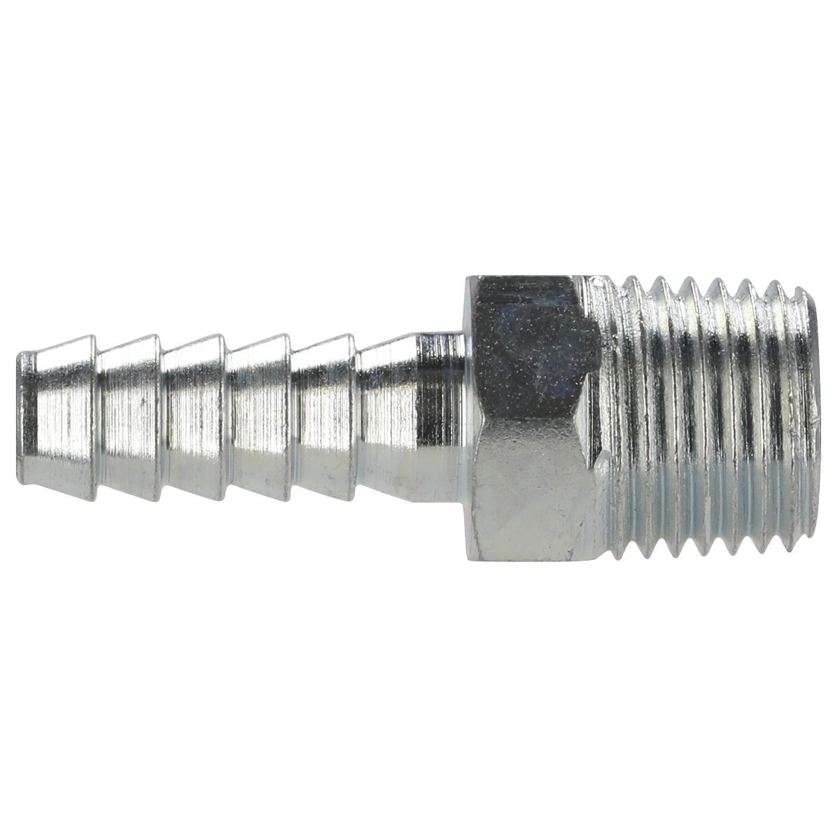 PCL Screwed Tailpiece Male 1/4"BSPT - 1/4" Hose - Pack of 5 AC08