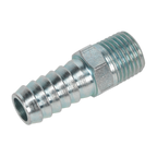PCL Screwed Tailpiece Male 1/4"BSPT - 3/8" Hose - Pack of 5 AC09