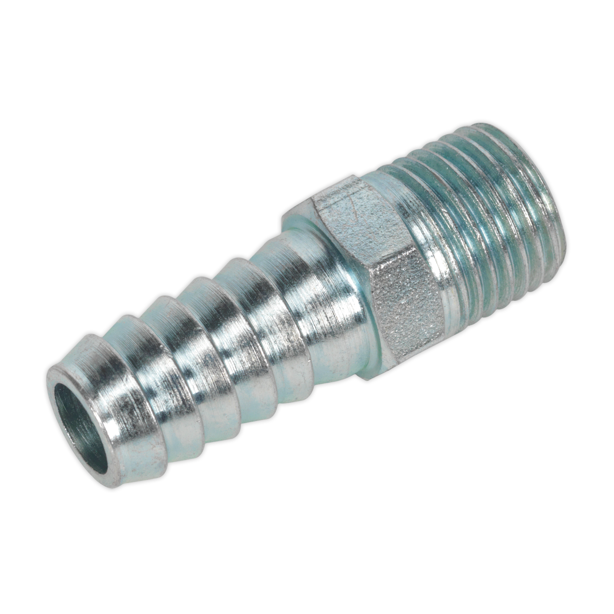 PCL Screwed Tailpiece Male 1/4"BSPT - 3/8" Hose - Pack of 5 AC09