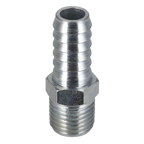 PCL Screwed Tailpiece Male 1/4"BSPT - 3/8" Hose - Pack of 5 AC09
