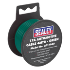 17A Thick Wall Automotive Cable 4m - Green AC1704G