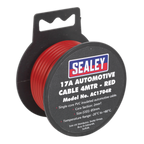 17A Thick Wall Automotive Cable 4m - Red AC1704R