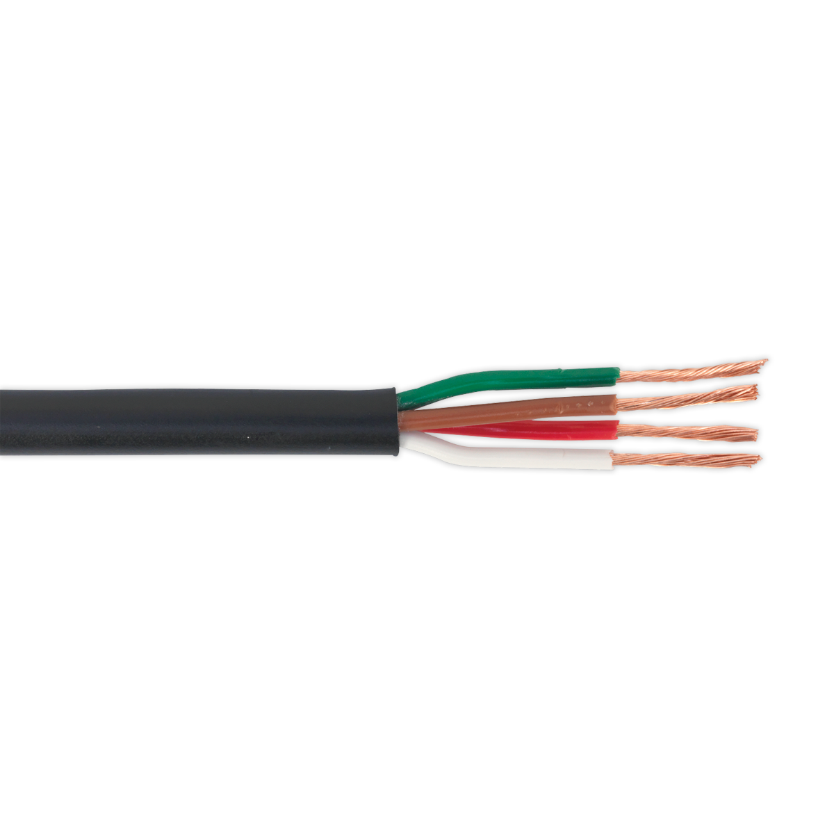 30m Thin Wall Automotive Cable 4 x 0.75mm² 24/0.20mm - Black AC24204CTH