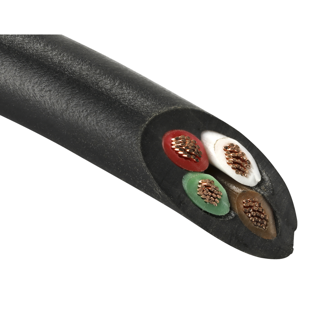 30m Thin Wall Automotive Cable 4 x 0.75mm² 24/0.20mm - Black AC24204CTH