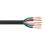 30m Thin Wall Automotive Cable 7 x 0.75mm² 24/0.20mm - Black AC24207CTH