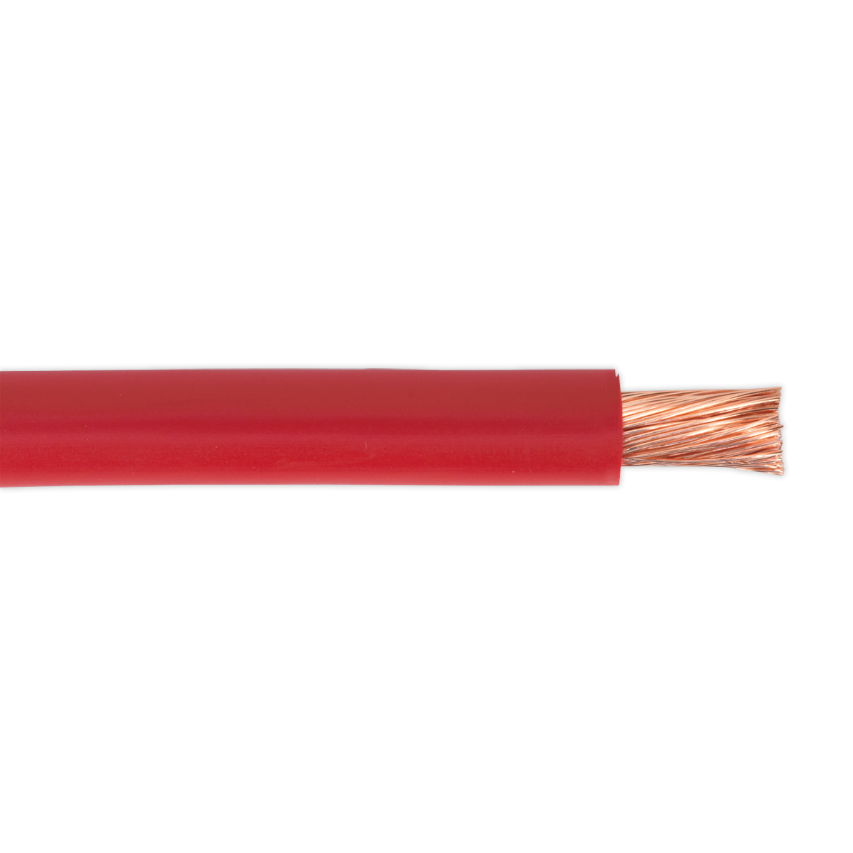 10m Automotive Starter Cable 196/0.40mm 25mm² 170A - Red AC25SQRE