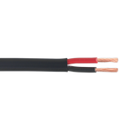 Thick Wall Flat Automotive Cable Twin 2 x 2mm² 28/0.30mm 30m - Black AC2830TWTK