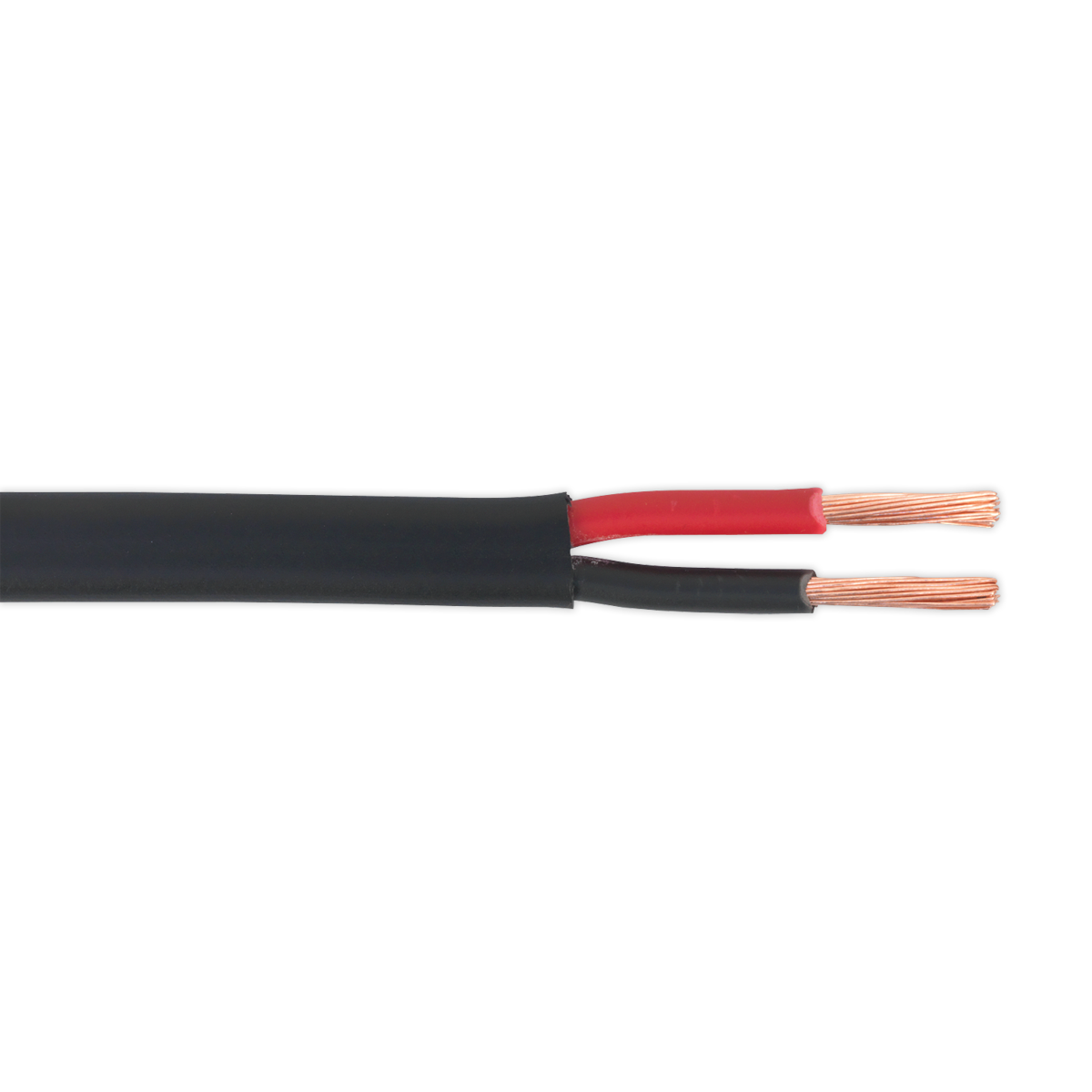 Thick Wall Flat Automotive Cable Twin 2 x 2mm² 28/0.30mm 30m - Black AC2830TWTK