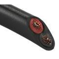 Thick Wall Flat Automotive Cable Twin 2 x 2mm² 28/0.30mm 30m - Black AC2830TWTK