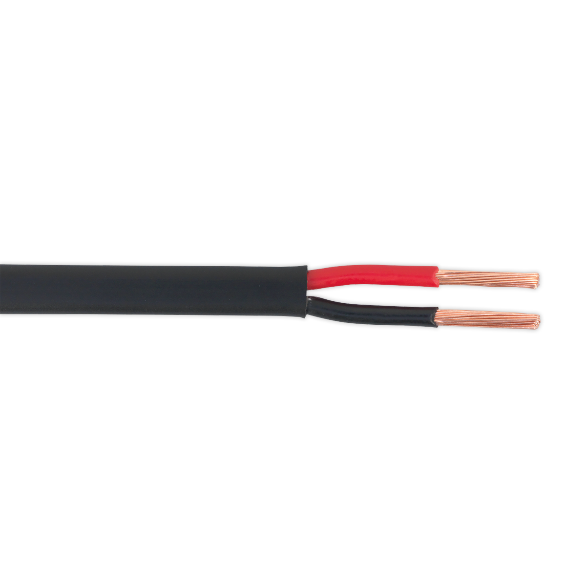 Thin Wall Flat Automotive Cable Twin 2 x 2mm² 28/0.30mm 30m - Black AC2830TWTN