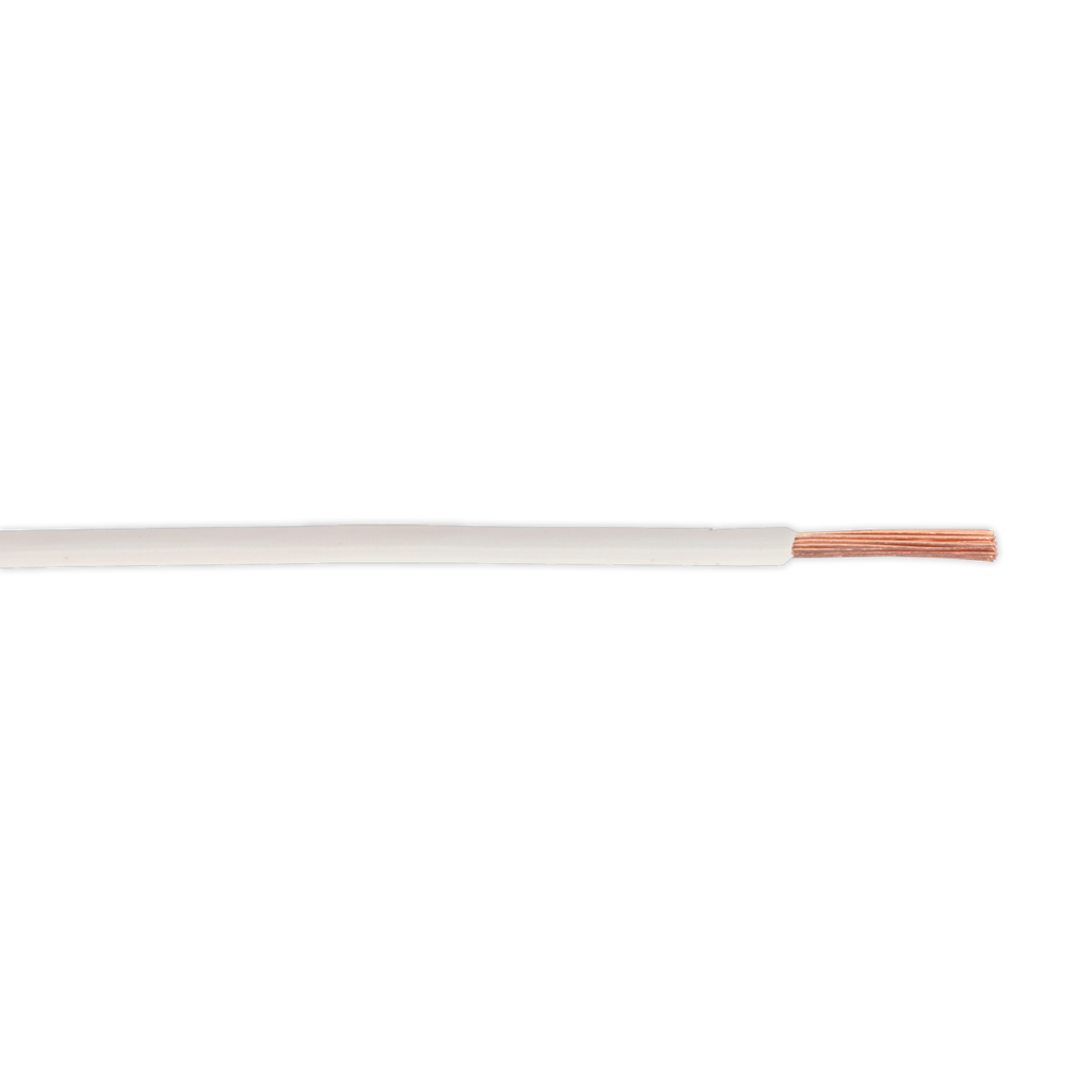 Thin Wall Automotive Cable Single 2mm² 28/0.30mm 50m - White AC2830WH
