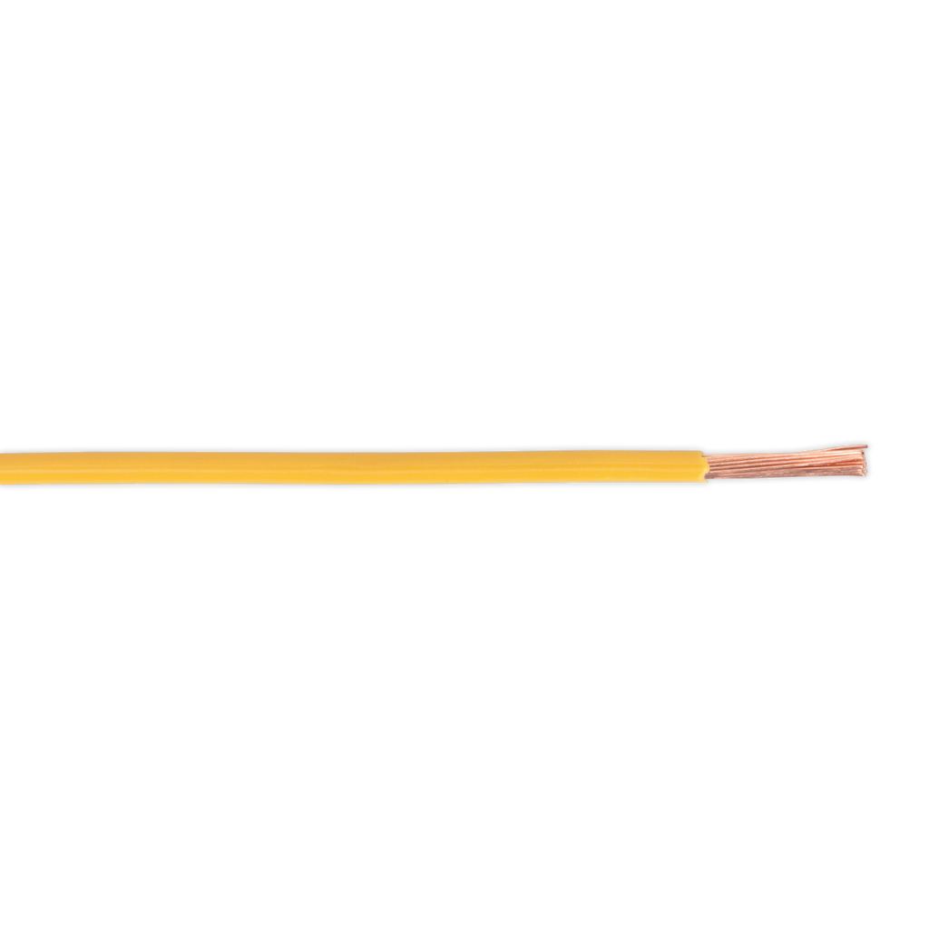 Thin Wall Automotive Cable Single 2mm² 28/0.30mm 50m - Yellow AC2830YE