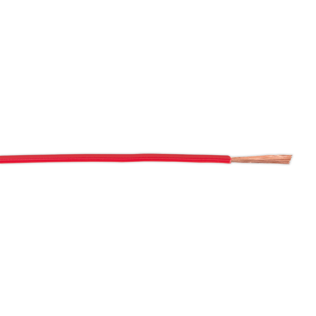 Thin Wall Automotive Cable Single 1mm² 32/0.20mm 50m - Red AC3220RE
