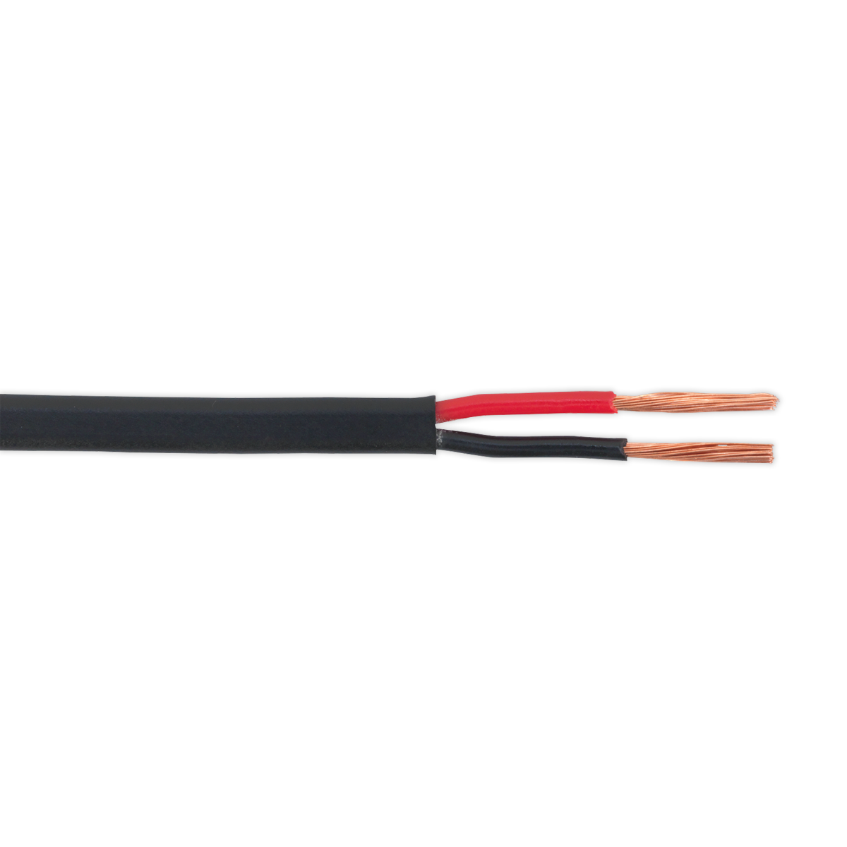 Thin Wall Flat Automotive Cable Twin 2 x 1mm² 32/0.20mm 30m - Black AC3220TWTN