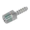 PCL Screwed Tailpiece Male 1/4"BSPT - 3/16" Hose - Pack of 5 AC38