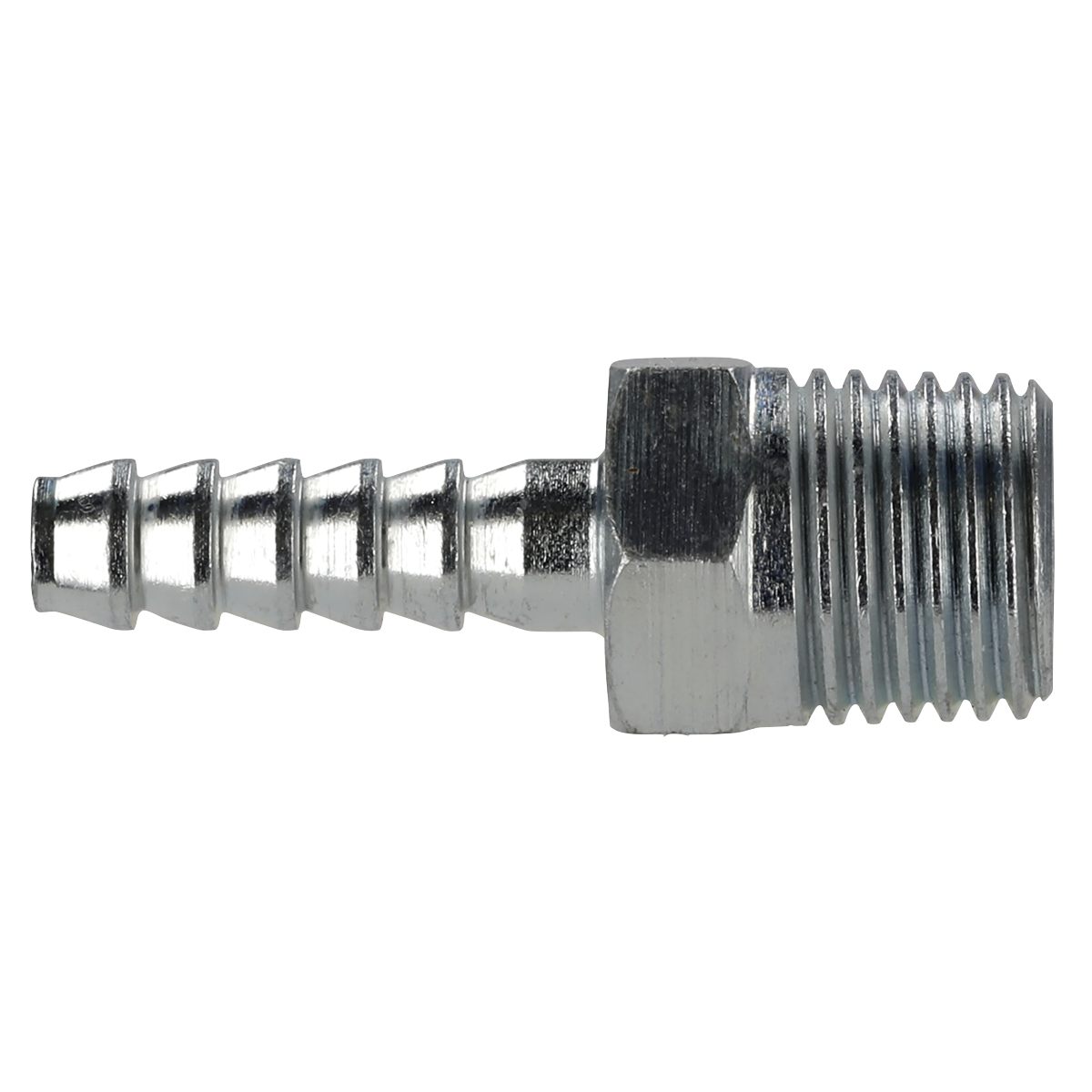 PCL Screwed Tailpiece Male 1/4"BSPT - 3/16" Hose - Pack of 5 AC38