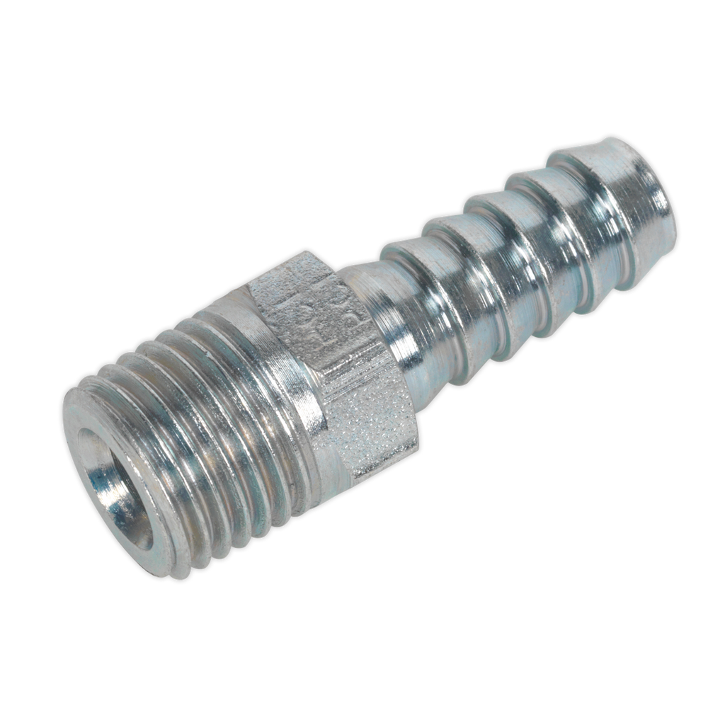 PCL Screwed Tailpiece Male 1/4"BSPT - 5/16" Hose - Pack of 5 AC39