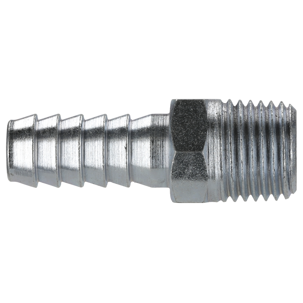 PCL Screwed Tailpiece Male 1/4"BSPT - 5/16" Hose - Pack of 5 AC39
