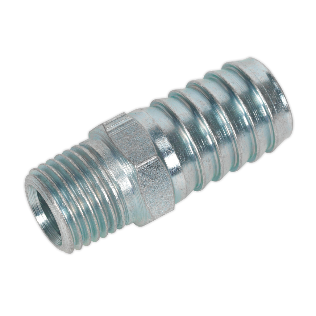 PCL Screwed Tailpiece Male 1/4"BSPT - 1/2" Hose - Pack of 5 AC40