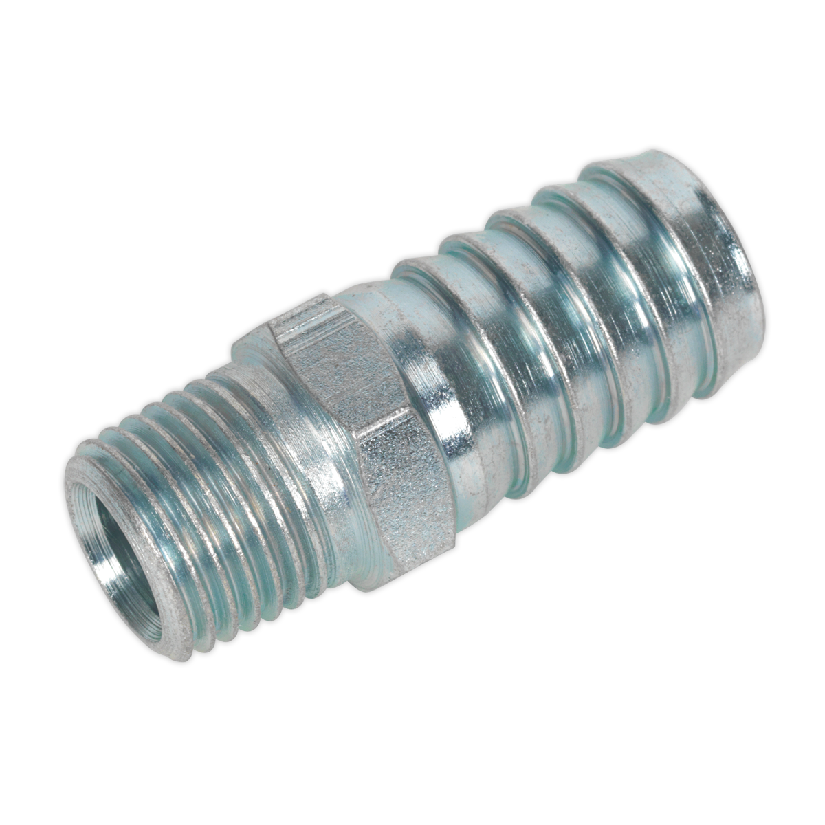 PCL Screwed Tailpiece Male 1/4"BSPT - 1/2" Hose - Pack of 5 AC40