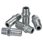 PCL Screwed Tailpiece Male 1/4"BSPT - 1/2" Hose - Pack of 5 AC40