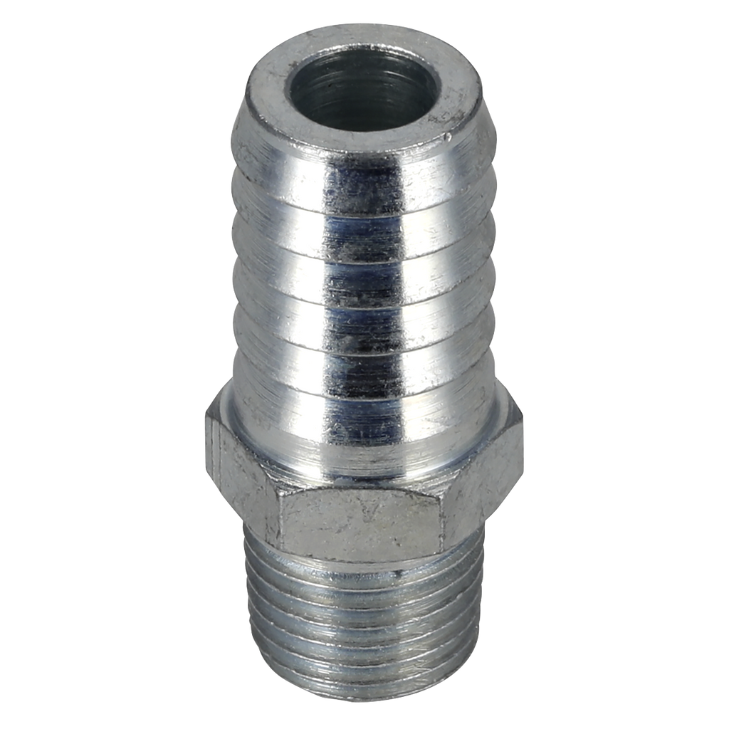 PCL Screwed Tailpiece Male 1/4"BSPT - 1/2" Hose - Pack of 5 AC40